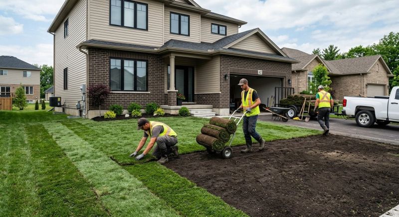 Fescue Sod Installation in Rockwall, TX