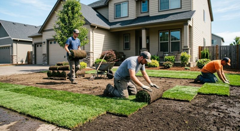 Sod Laying Service in Rockwall, TX