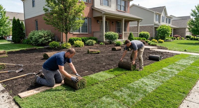 Yard Sodding in Rockwall, TX